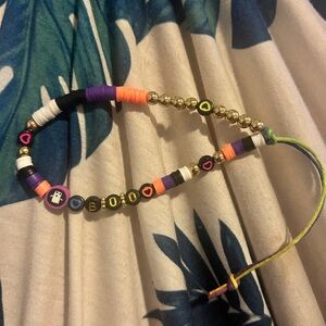 Halloween “BOO” ghost phone charm wristlet